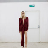 BOLD Look 1 in burgundy