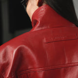 Garnet Leather Jacket