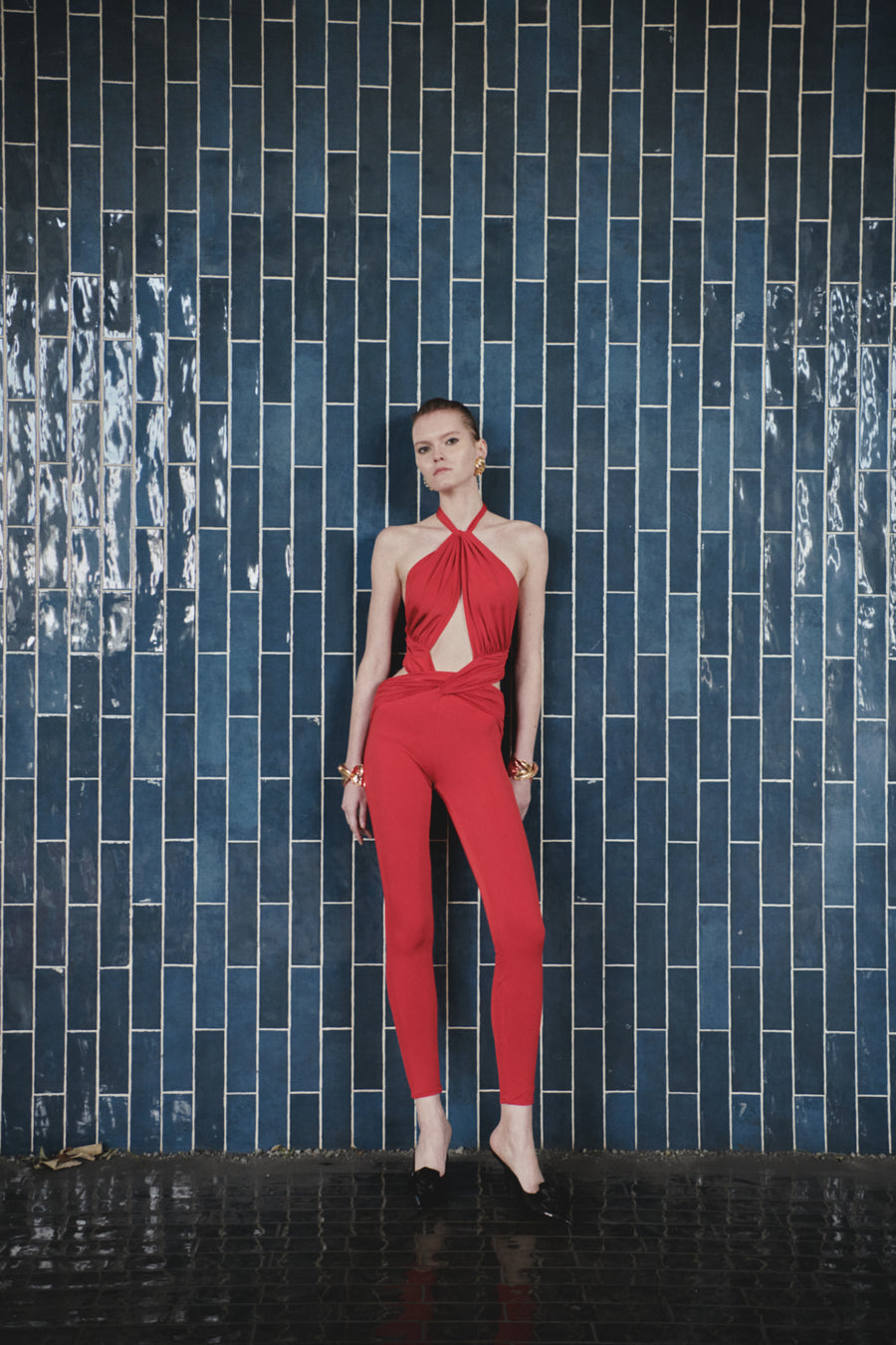 The Yvonne ruby jumpsuit