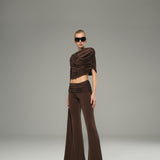 Sculpted Burnt Umber Set