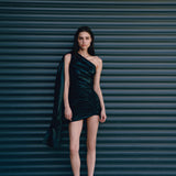 The Ariana Onyx Mini Dress