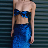 The Mermaid Lapis Sequined Suit