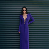 The Bria Violet Maxi Dress