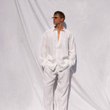 The Sam White Linen Shirt