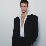 The Brando striped suit