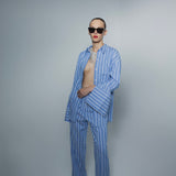 The Ilda blue striped suit