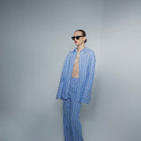 The Ilda blue striped suit