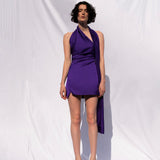The Gale Violet Mini Dress