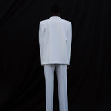 The Mara Pearl White Jacket