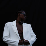 The Mara Pearl White Jacket