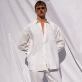 The Sam White Linen Shirt