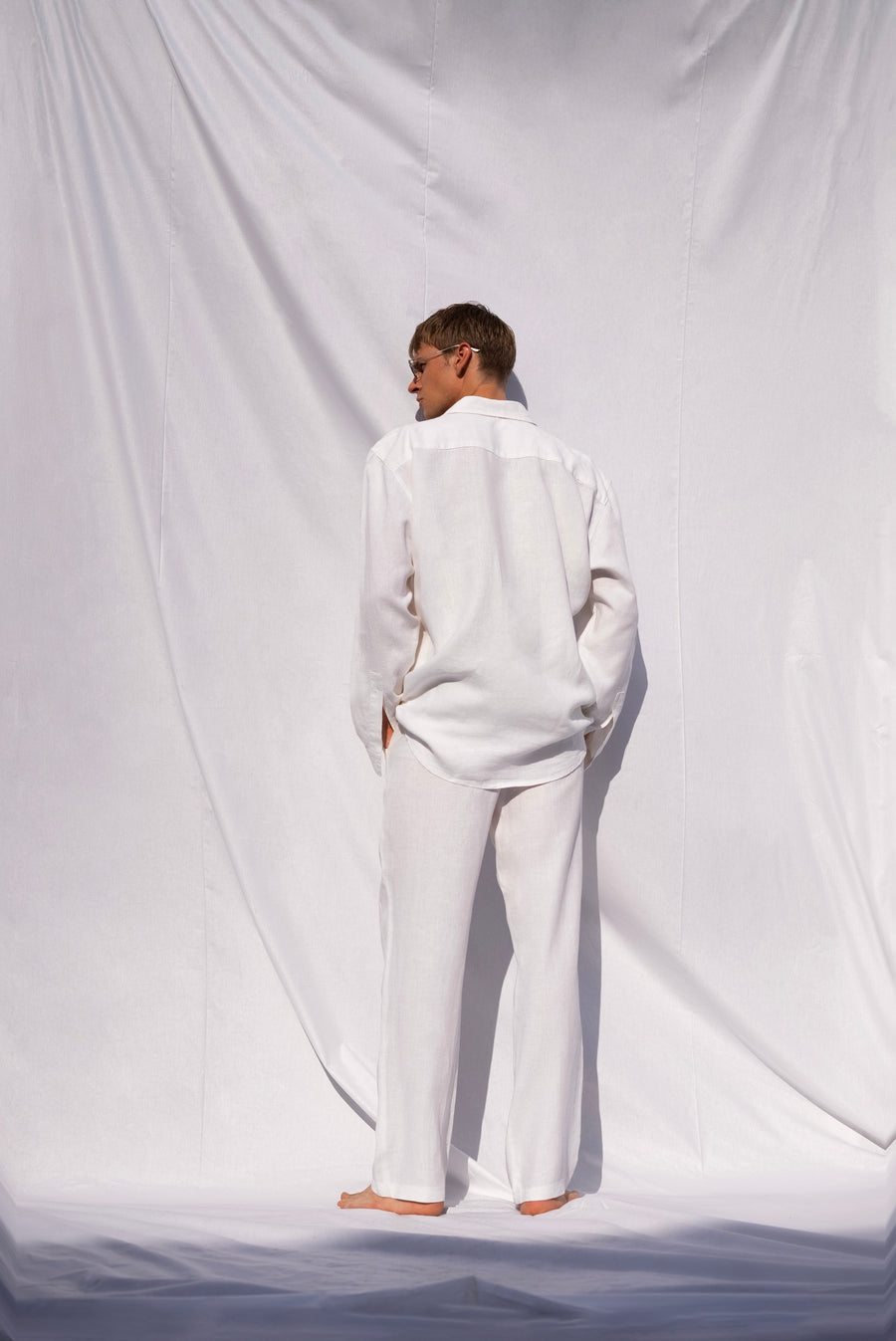 The Sam White Linen Suit