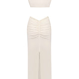 The Edyth White Long Dress