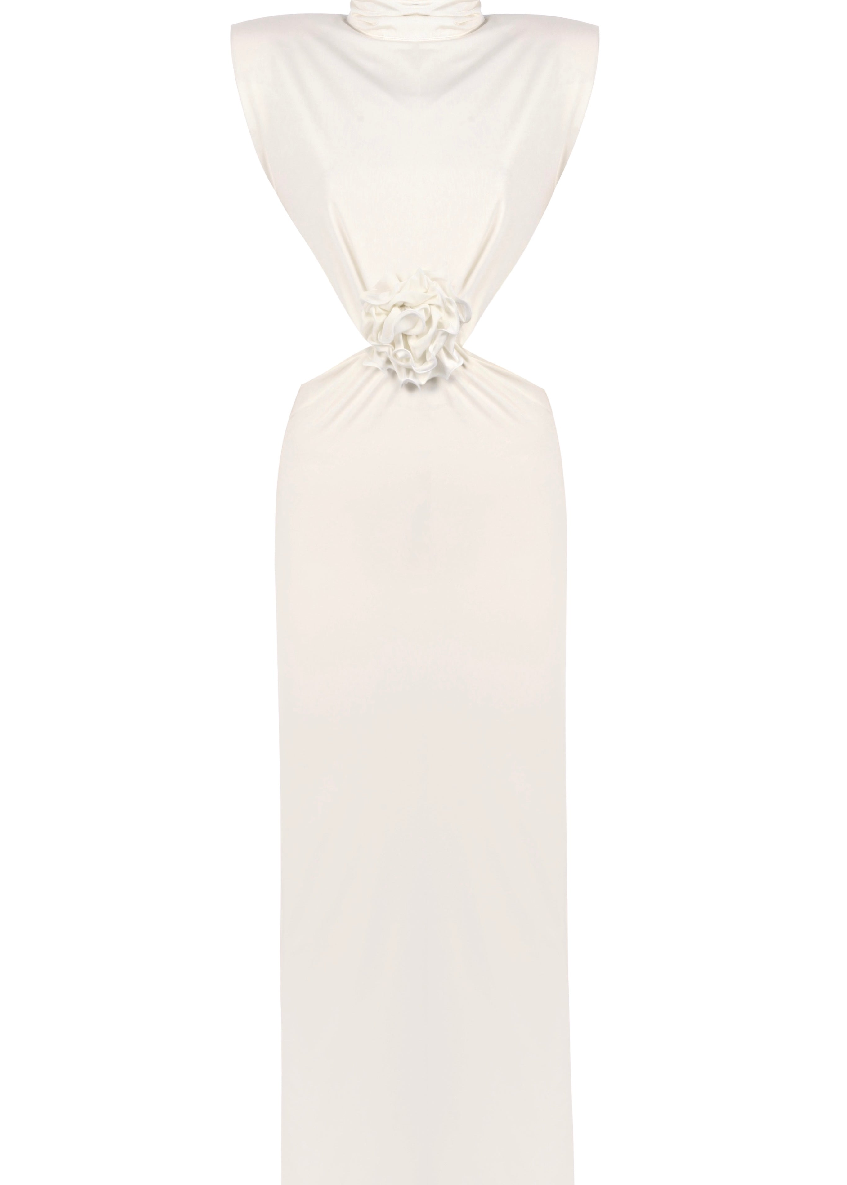 The Edyth White Long Dress by AWAVE
