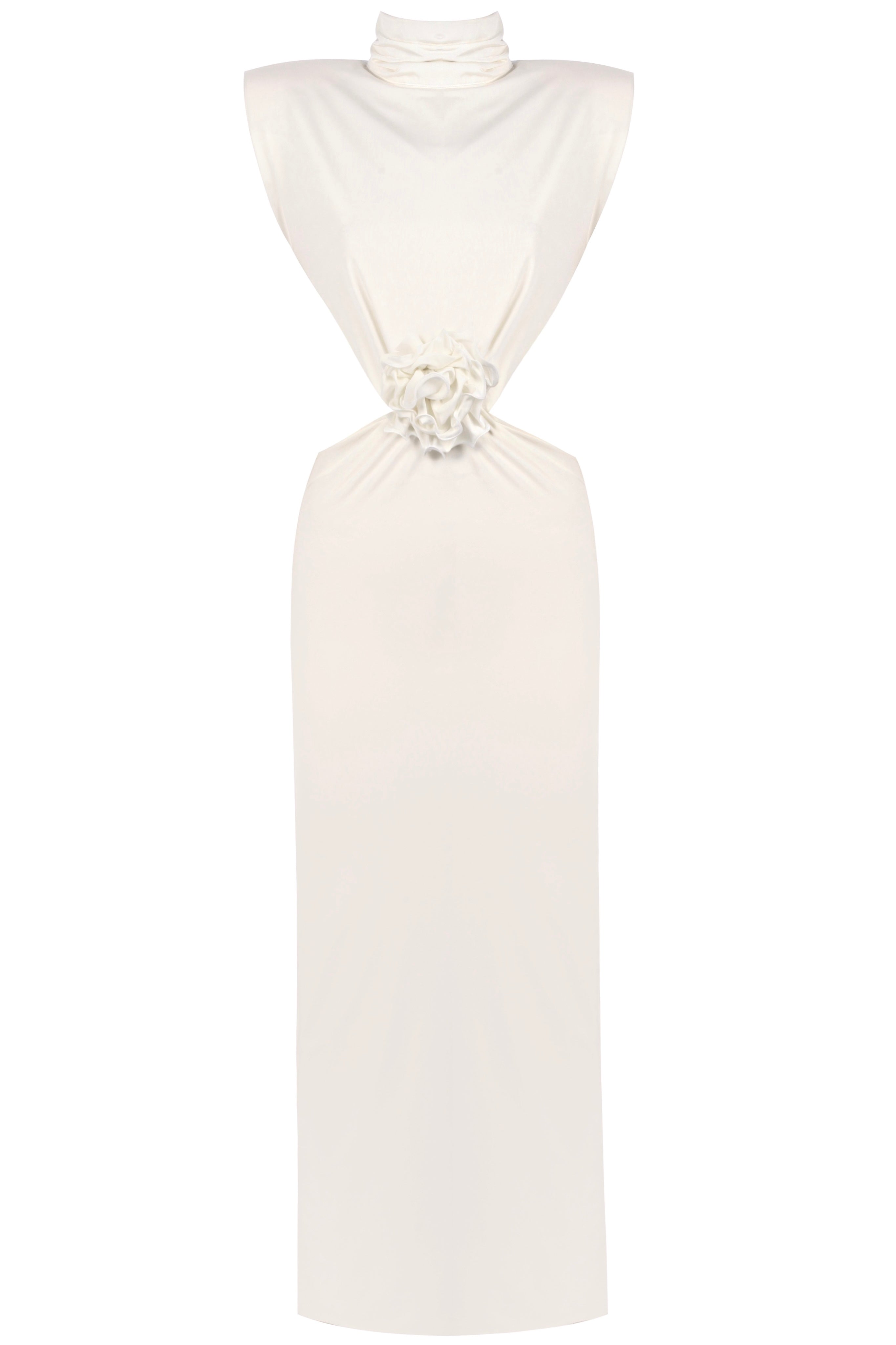 The Edyth White Long Dress by AWAVE
