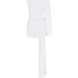 The Gaia white mini dress